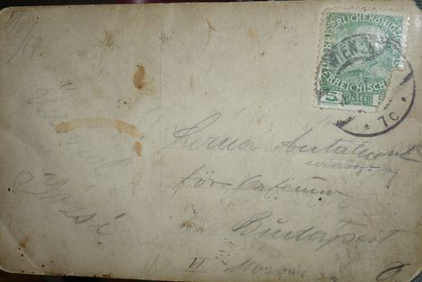 Nagyapám írta leendő Nagyanyámnak  1918