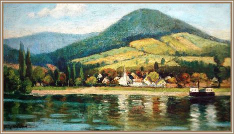 Kardos Gábor - Dunakanyar (20 x 35,5 cm.)