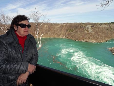 Whirpool (Forgó) a Niagara folyón,  2015. április 19.-én