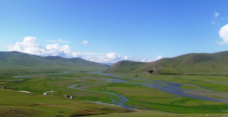 Orhon folyó völgye, Mongólia, Harhorin (Karakorum), 2015. június 29.-én