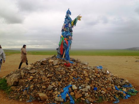 Obó a "szent halom" Baganur város határában 2014.június 19.-én