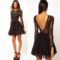 Black haute couture Dress