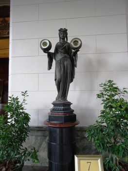 Casa Loma kastély télikertjében Torontóban, 2015. április 22.-én