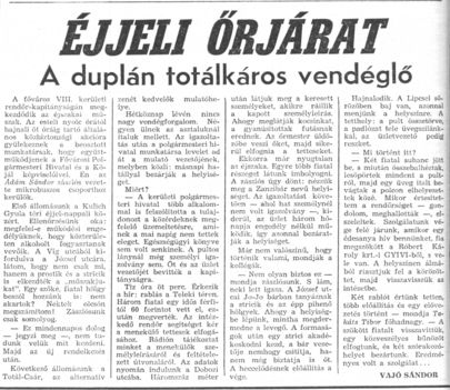 Razzia  nyóckerben 1992 julius