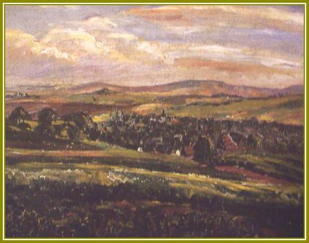 Barabás Márton - Erdélyi táj (46 x 58,5 cm.)