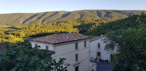 View from our balcony (Lacoste)
