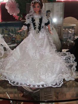 Sissi, Erzsébet Királyné, 11, koronázási ruha, baba, barbie, 