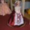 Sissi, Erzsébet Királyné, 3, udvari díszruha, baba, barbie, 