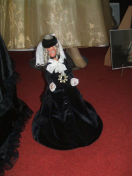 Sissi, Erzsébet Királyné, 6, fekete bársony, ruha, baba, barbie, 