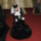 Sissi, Erzsébet Királyné, 6, fekete bársony, ruha, baba, barbie, 