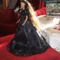 Sissi, Erzsébet Királyné, 7, fekete brokát, baba, barbie, 