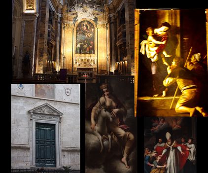 Chiessa s.luigi dei francesi _ dipinti del Caravaggio ( 1598-1601)