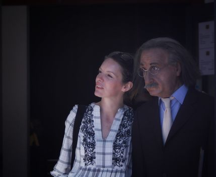 Einstein is itt Rómában <3 }{T