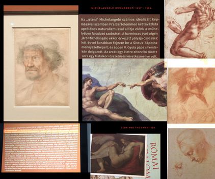 Michelangelo Buonarotti  A test didala ( Bp2019) Szépművészet