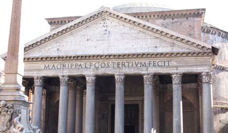 Pantheon i.e.27 rekonstrukció i.sz 126 az ókori építészet legjelentősebb alkotása