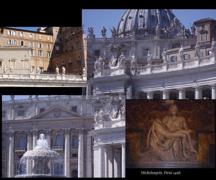 St.Péter Bazilika_Michelangelo, Pietá (Megrendítő a Géniusztól)