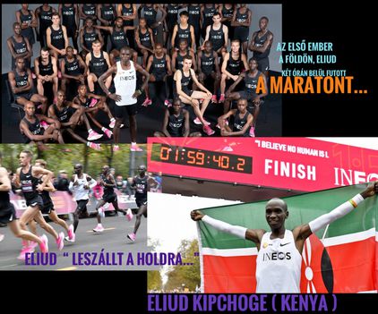 Eliud(Kenya) the First Man....& pace runners..(rabbits..:)
