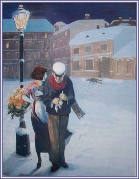Bernáth Ilma - Féltékenység (31 x 23 cm.)