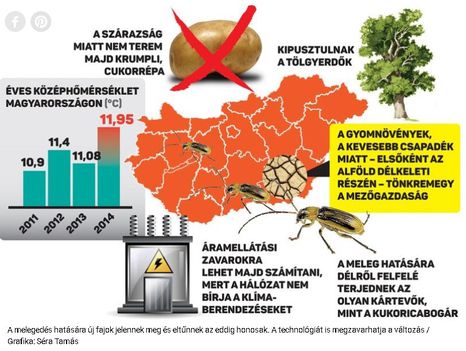 Klímaváltozás hatása