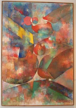 Gerzson Pál - Az élet dele (Berzsenyi) 1994 (75 x 110 cm.)
