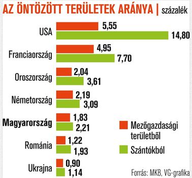 Öntözött reület, %