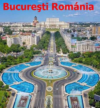 Bucureşti Románia a világ legnagyobb körforgalma,épülete és katedrálisa ,