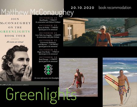Matthew Mcconaughey Greenlights book recommodation <3}{T