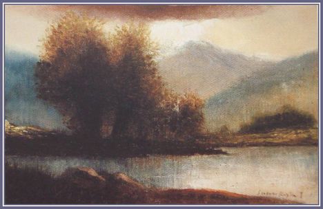 Szepesi Kuszka Jenő - Tátrai táj (25 x 39 cm.)