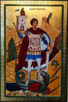 Szent György nagyvértanú ikon