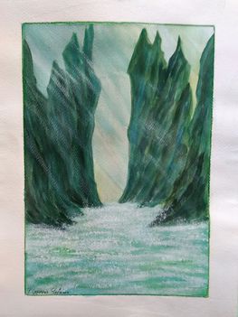 30x40 akvarel