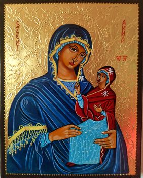Szent Anna és gyermeke Mária
