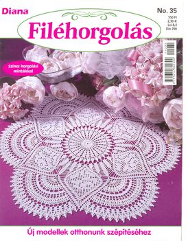 Diana filéhorgolás No 35