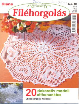 Diana filéhorgolás No 40 1