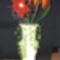 váza 2 virággal
