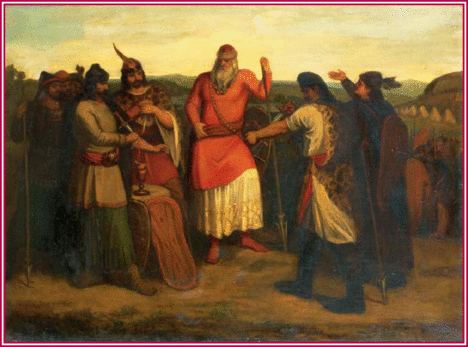 Than Mór - Vérszerződés (67 x 88 cm.)
