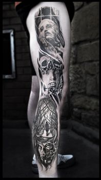 dark style tattoo