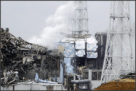 Japán - Fukushima, atomerőmű földrengés után
