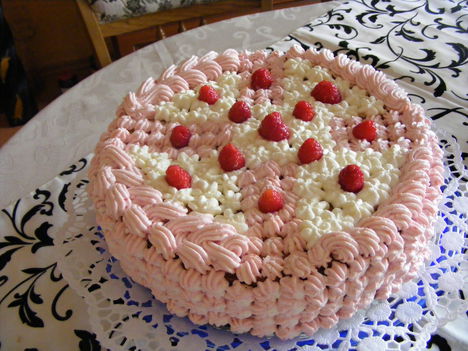 Málna torta
