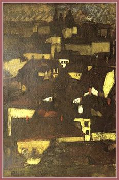 Aba Novák Vilmos - Tabán ( 72 x 49 cm.)