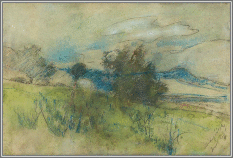 Mednyánszky László, báró - János-hegy (35 x 49 cm.)