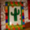 Kaktusz színes keretben