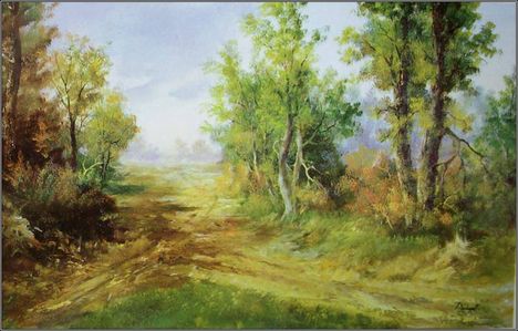 Reinhardt István - Nyári lombok (50x90)