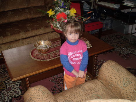 Blanka és Loránt a mamánál 2009.03.03. 172
