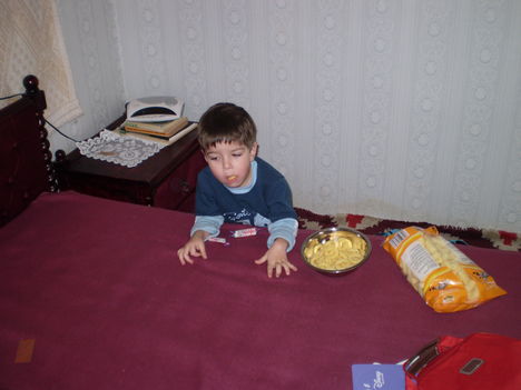 Blanka és Loránt a mamánál 2009.03.03. 176