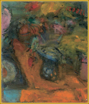 Czóbel Béla - Csendélet virágokkal (63x50 cm.)