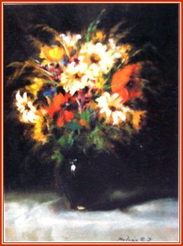 Molnár Z. János - Tavaszi virágcsokor (20x15 cm.)