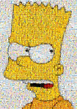 Bart Simpson mozaik