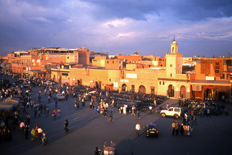 Marrakech főtér