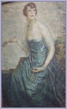 Márk Lajos - Hölgyportré (~ 120x180 cm.)