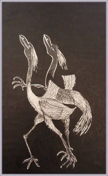 Molnár Tivadar - Madár balett (33x24 cm.)